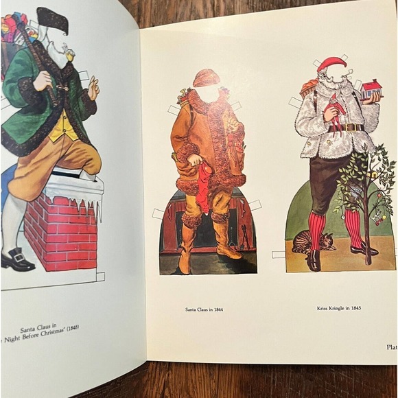 Santa Claus PAPER DOLLS in Full Color by Tom Tierney 1983 - Picture 2 of 4